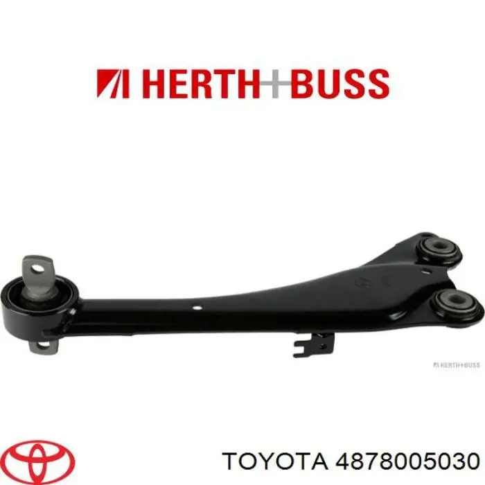 4878005030 Toyota Wahacz (drążek) zawieszenia tylnego podłużny dolny lewy