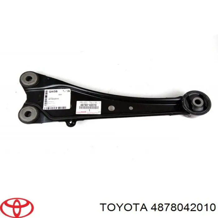 Wahacz (drążek) zawieszenia tylnego podłużny dolny lewy Toyota 4878042010 cena, od 67,51 USD