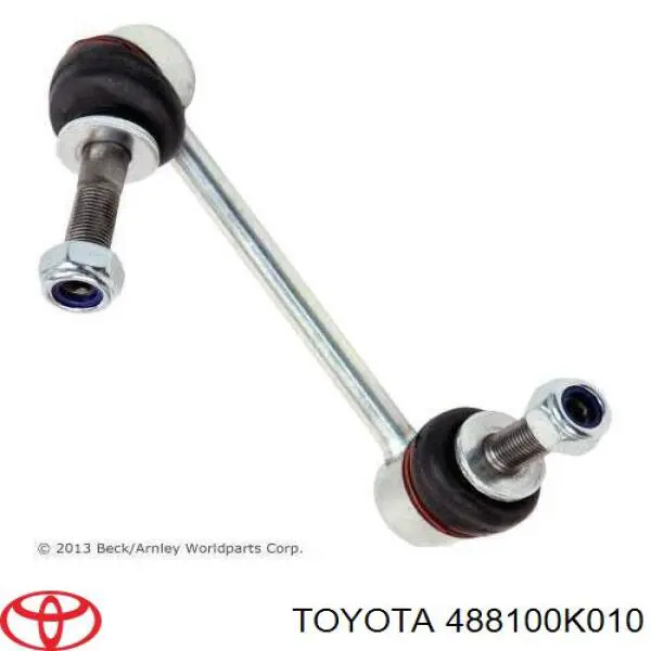 Łącznik stabilizatora przedniego lewy Toyota 488100K010 cena, od 15,86 USD