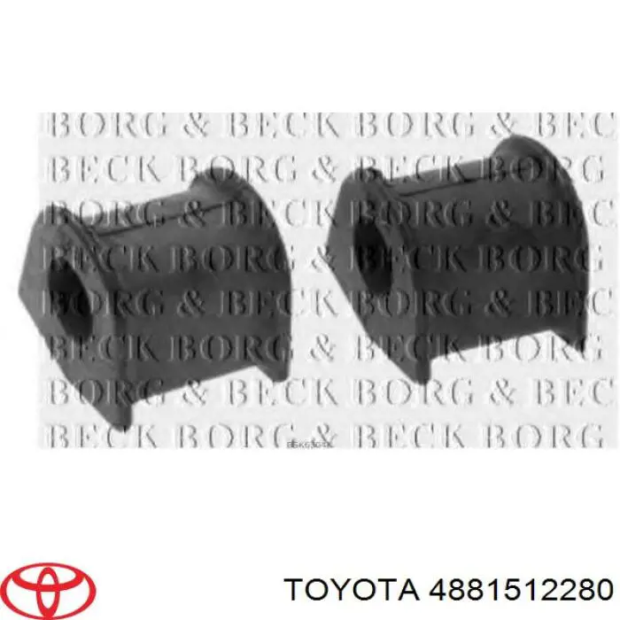 Tuleja stabilizatora przedniego Toyota 4881512280 cena, od 5,37 USD