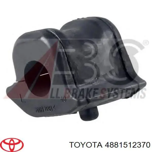 Do koszyka 4881512370 Toyota Tuleja stabilizatora przedniego lewa