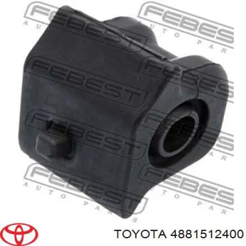 Tuleja stabilizatora przedniego prawa Toyota 4881512400 cena, od 6,94 USD