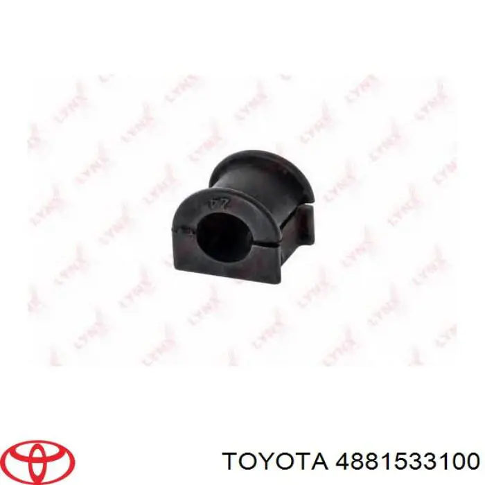Tuleja stabilizatora przedniego 4881533100 Toyota