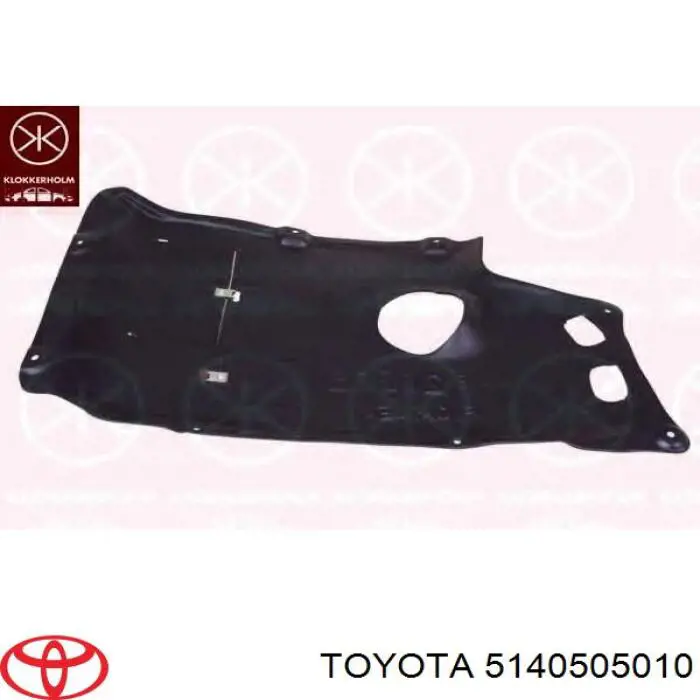 Osłona silnika, miski (przedziału silnika) Toyota Avensis II sedana (T25) (2003 - 2008) cena, od 42,85 USD