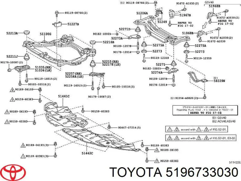 Hak holowniczy Toyota 5196733030 cena, od 122,88 USD