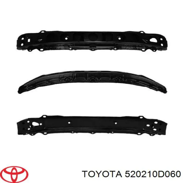 Wzmocnienie zderzaka przedniego Toyota 520210D060 cena, od 50,92 USD