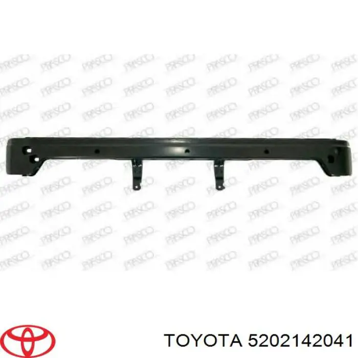 Do koszyka 5202142041 Toyota Wzmocnienie zderzaka przedniego
