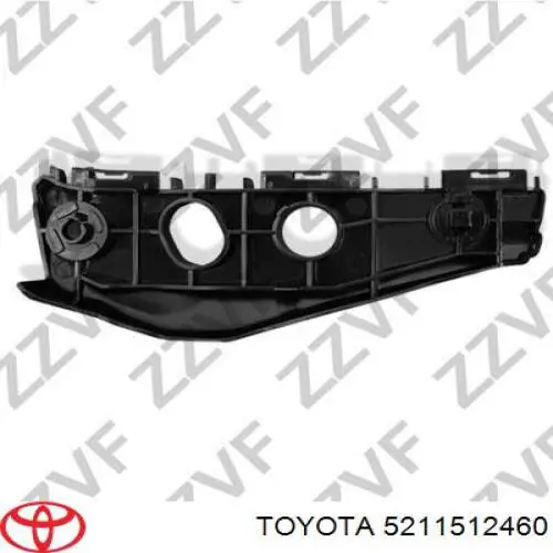Do koszyka 5211512460 Toyota Wspornik zderzaka przedniego prawy