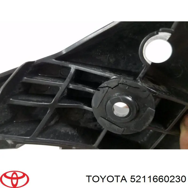 Wspornik zderzaka przedniego lewy zewnętrzny 5211660230 Toyota