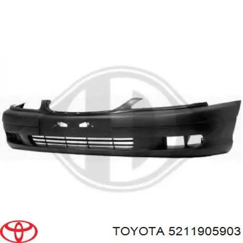 Zderzak przedni do Toyota Avensis I T22