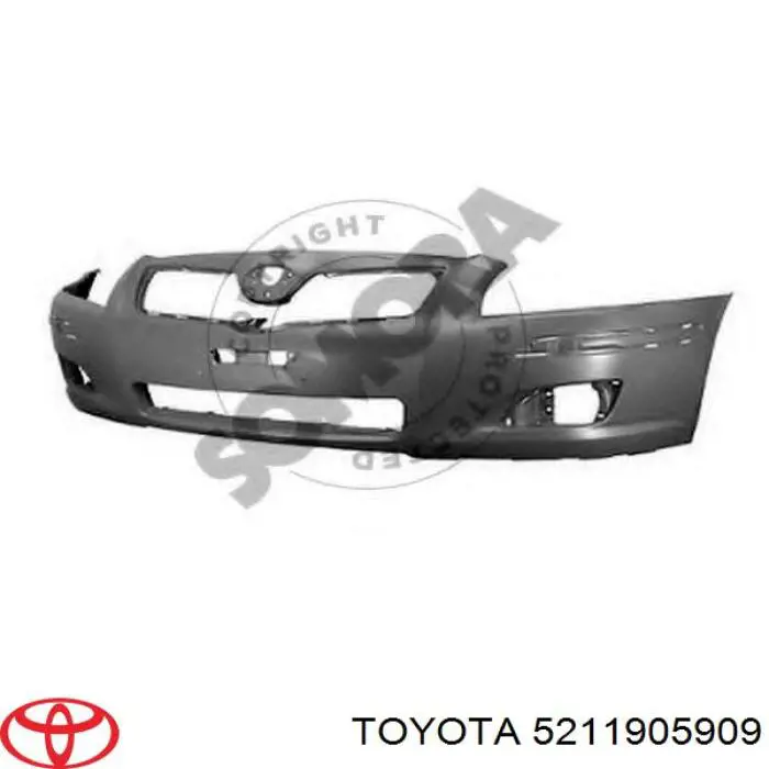 5211905909 Toyota Zderzak przedni