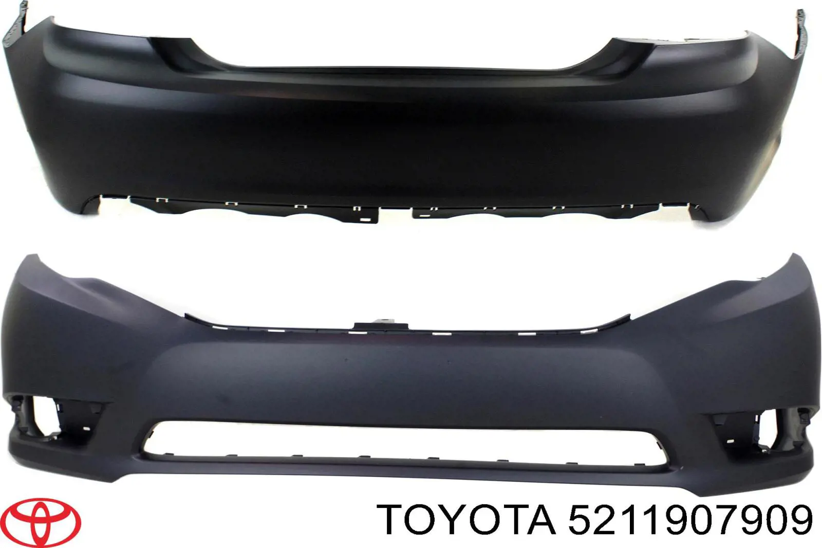 5211907909 Toyota Zderzak przedni