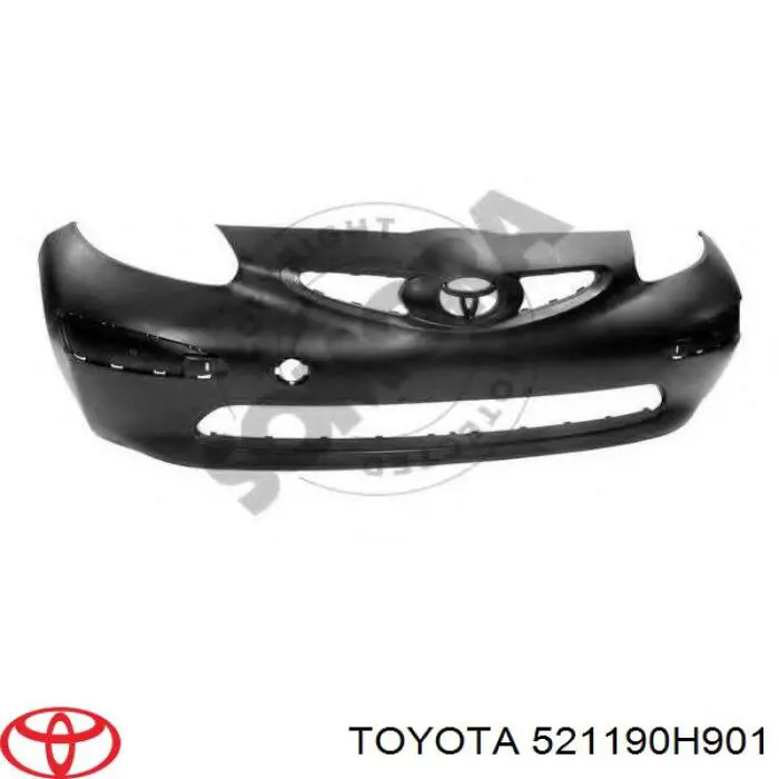 Zderzak przedni Toyota 521190H901 cena, od 80,43 USD