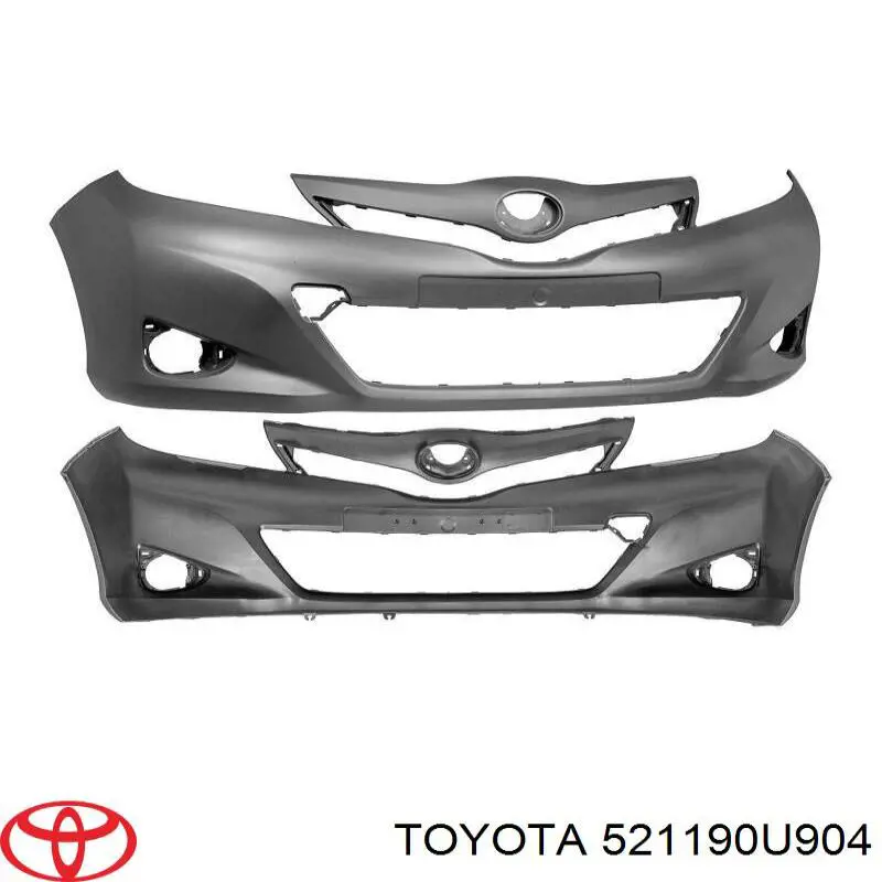 Do koszyka 521190U904 Toyota Zderzak przedni