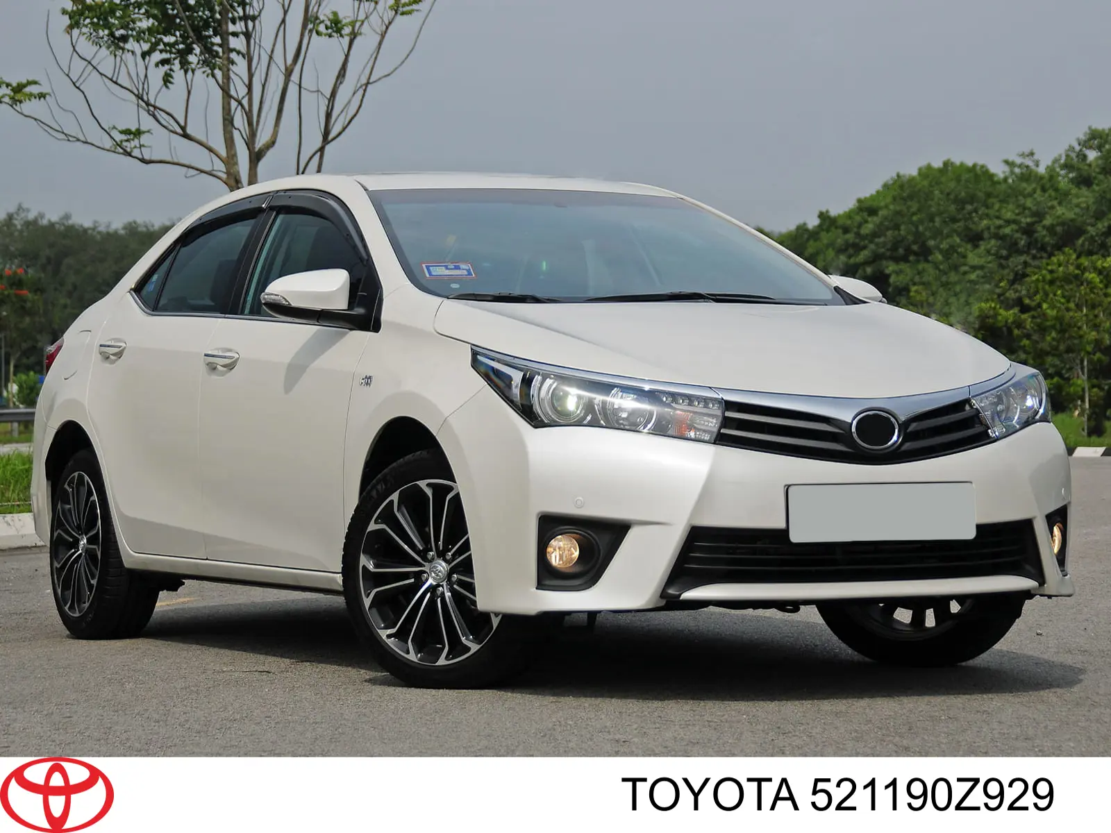 Do koszyka 521190Z929 Toyota Zderzak przedni