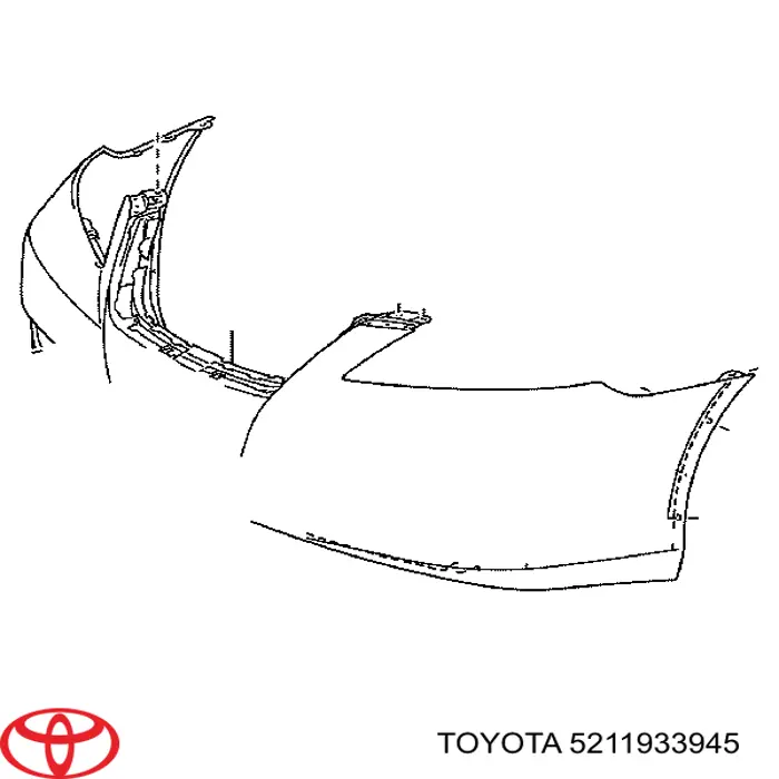 5211933945 Toyota Zderzak przedni