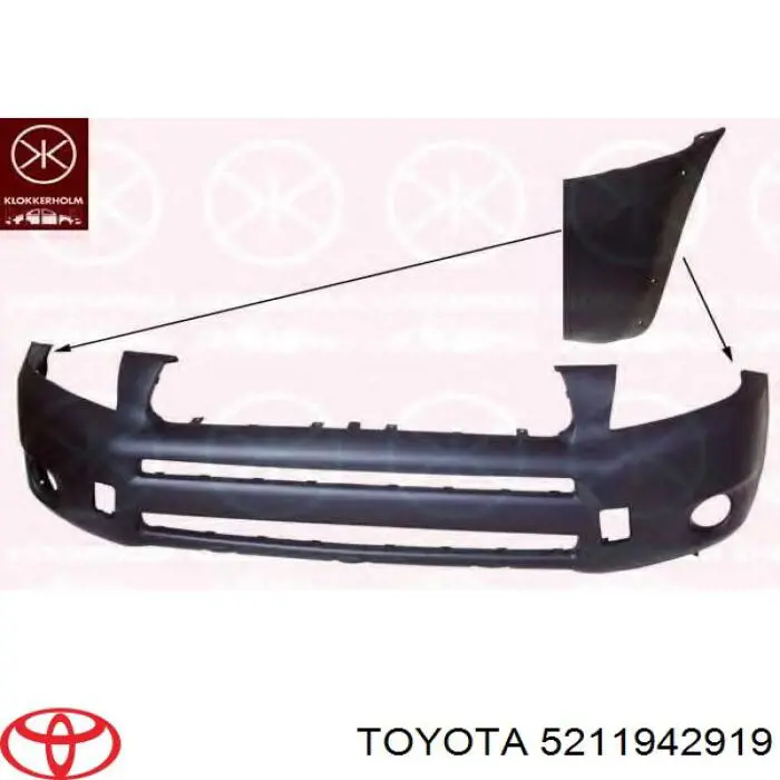 5211942919 Toyota Zderzak przedni