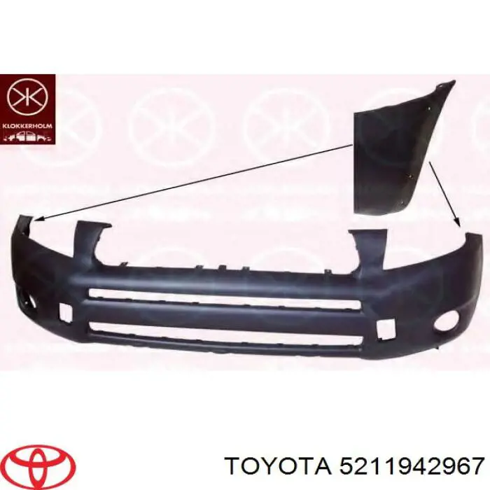 5211942967 Toyota Zderzak przedni