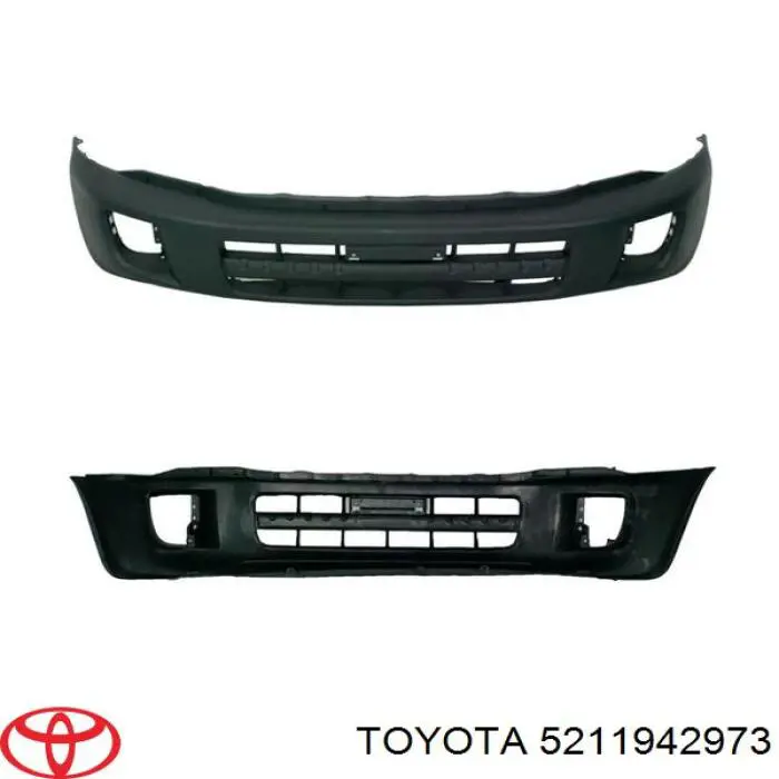 Do koszyka 5211942973 Toyota Zderzak przedni