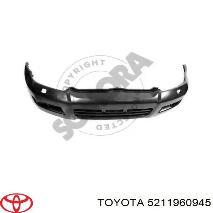 Zderzak przedni Toyota 5211960945 cena, od 425,36 USD