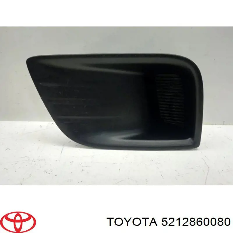 5212860080 Toyota zaślepka (kratki lamp przeciwmgielnych zderzaka przedniego lewa)