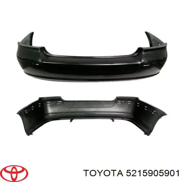 5215905901 Toyota Zderzak tylny