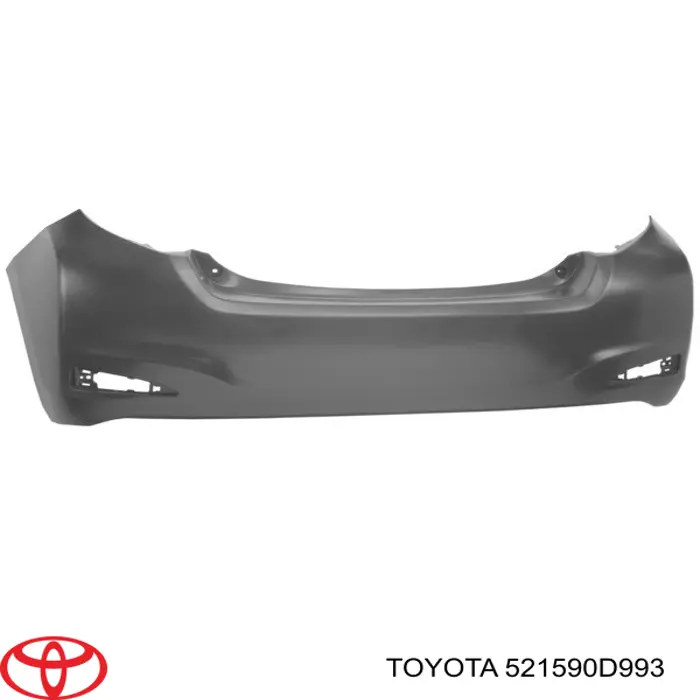 521590D993 Toyota Zderzak tylny