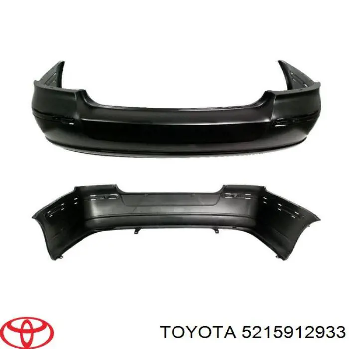 Zderzak tylny Toyota 5215912933 cena, od 98,99 USD
