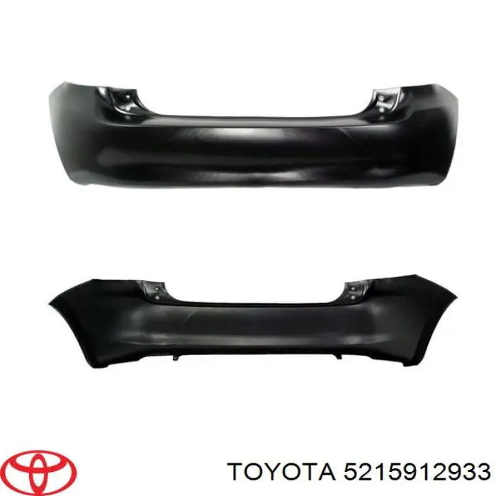 5215912933 Toyota Zderzak tylny