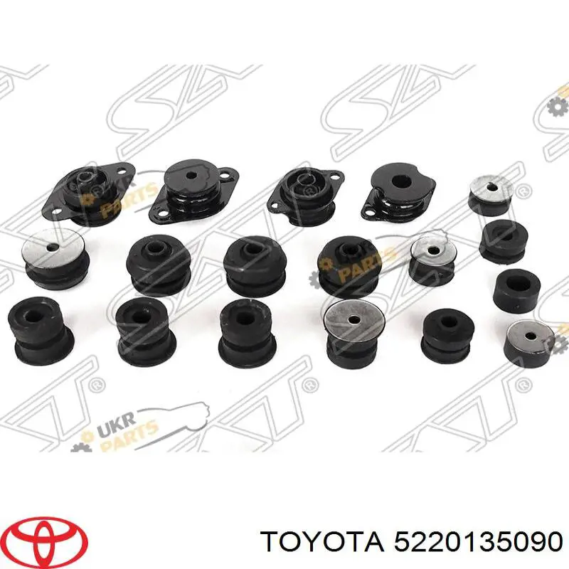 5220135090 Toyota Poduszka ramy (mocowania nadwozia)