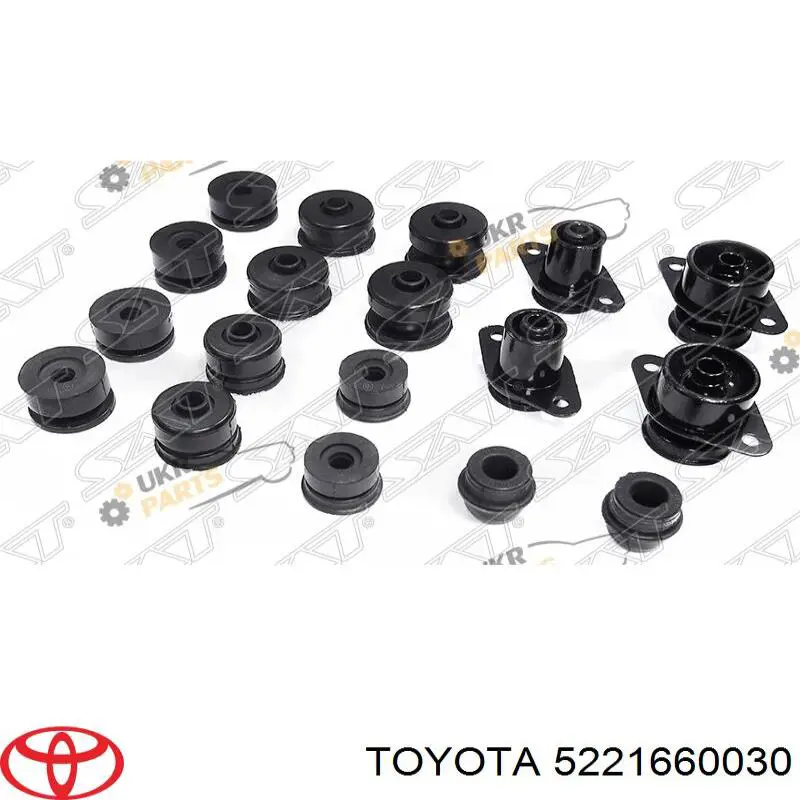 5221660030 Toyota Poduszka ramy (mocowania nadwozia)