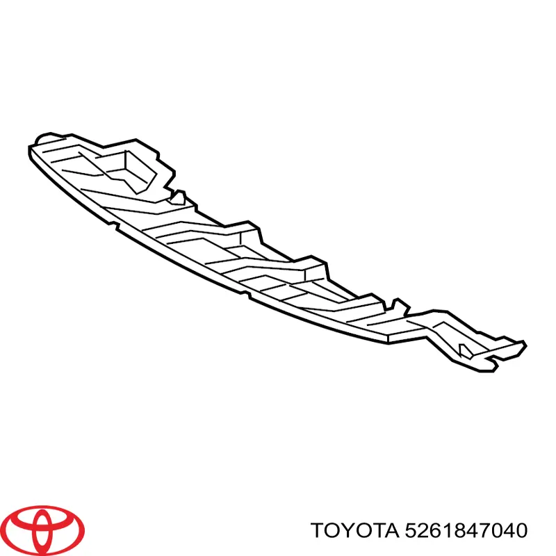 5261847040 Toyota Osłona zderzaka przedniego