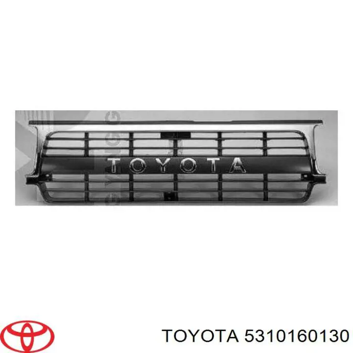 Atrapa chłodnicy Toyota 5310160130 cena, od 602,62 USD