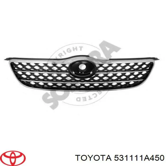 Atrapa chłodnicy do Toyota Corolla  E12