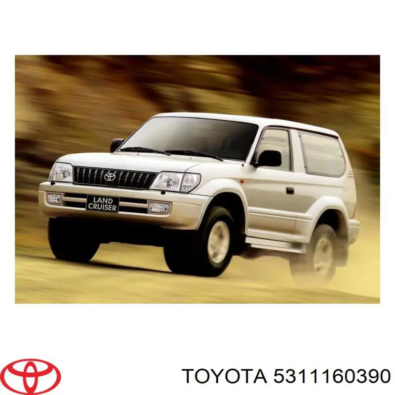 Atrapa chłodnicy Toyota 5311160390 cena, od 122,58 USD