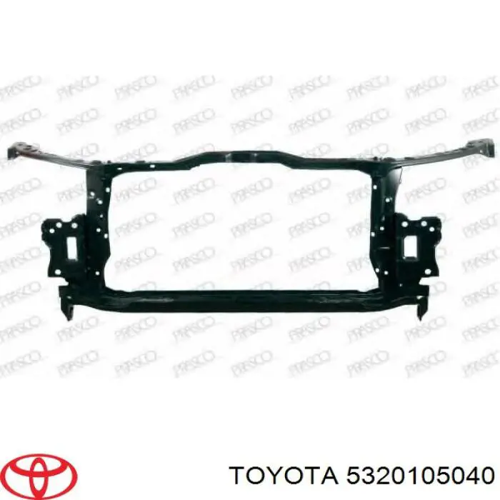 Osłona chłodnicy kompletna (panel mocowania reflektorów) Toyota 5320105040 cena, od 130,63 USD