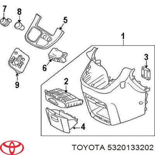 Osłona chłodnicy kompletna (panel mocowania reflektorów) do Lexus ES 350 GSV40