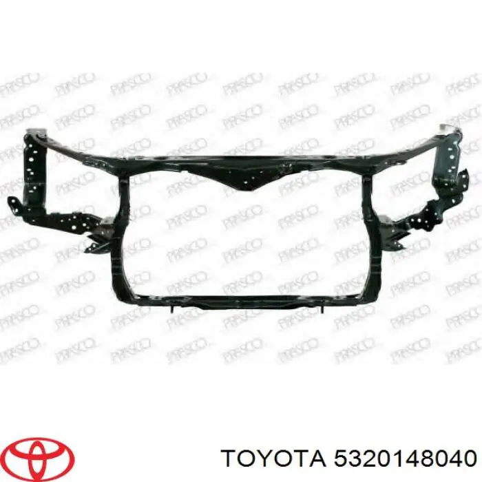 Osłona chłodnicy kompletna (panel mocowania reflektorów) Toyota 5320148041 cena, od 2776,19 zł