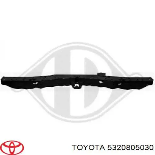Do koszyka 5320805030 Toyota Osłona chłodnicy górna (panel mocowania reflektorów)