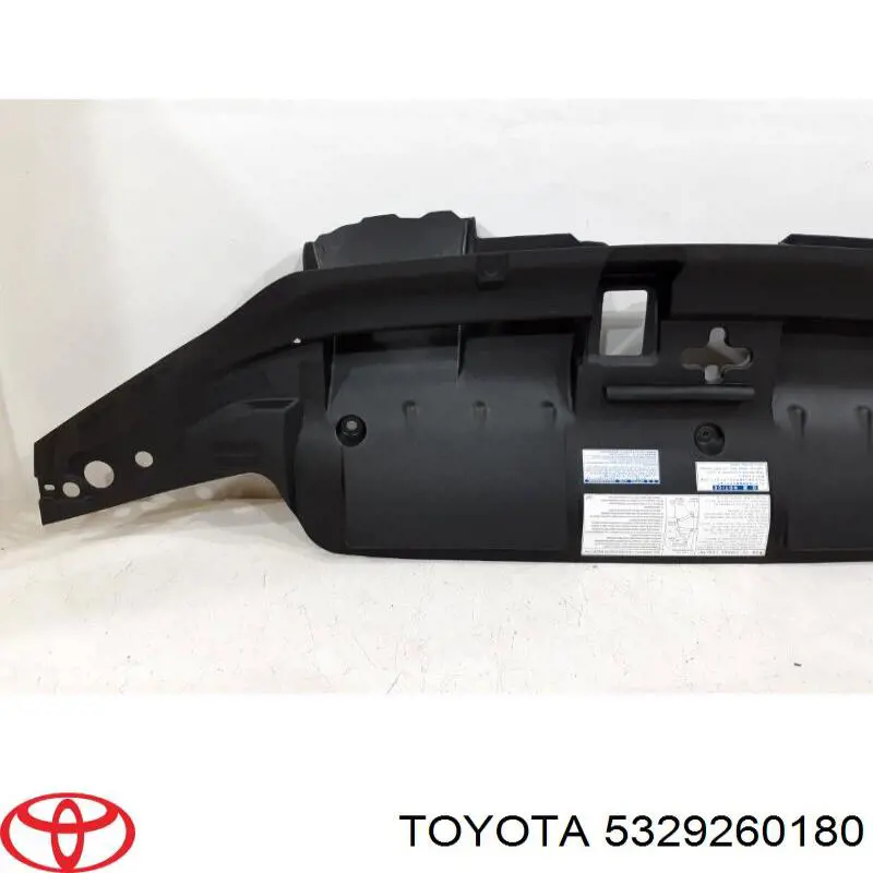 Nakładka panelu przedniego (osłony chłodnicy) górna 5329260180 Toyota