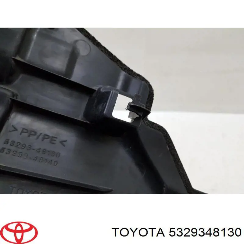 Kierownica powietrza (deflektor) chodnicy prawa 5329348130 Toyota
