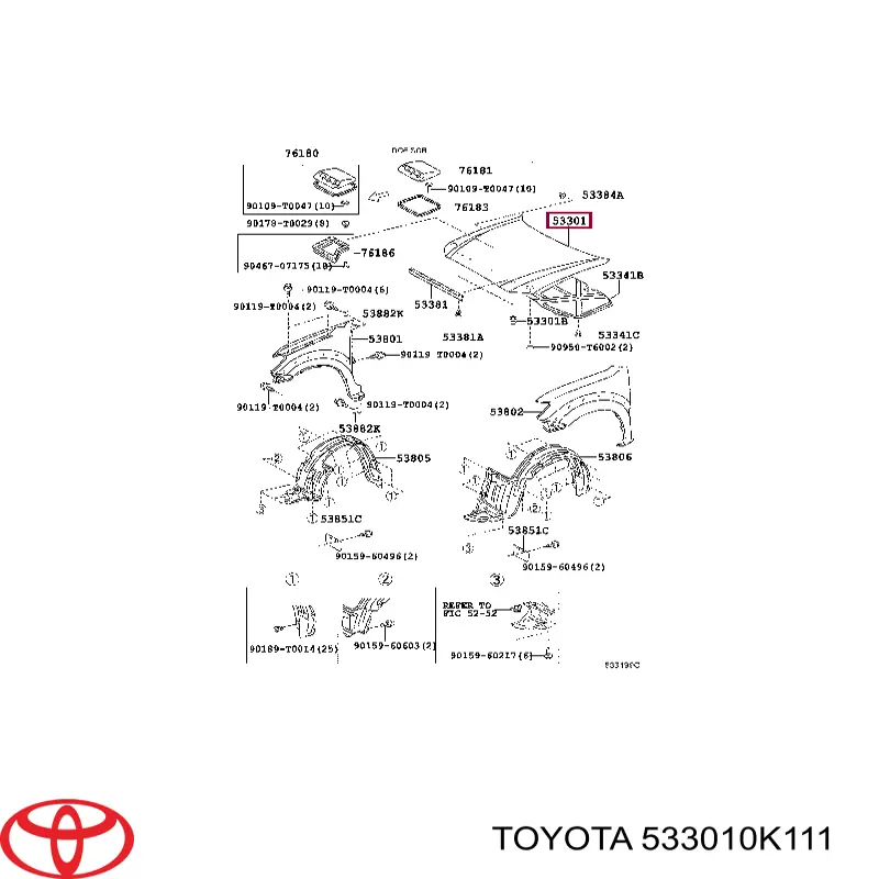 Maska silnika do Toyota Hilux  KUN25