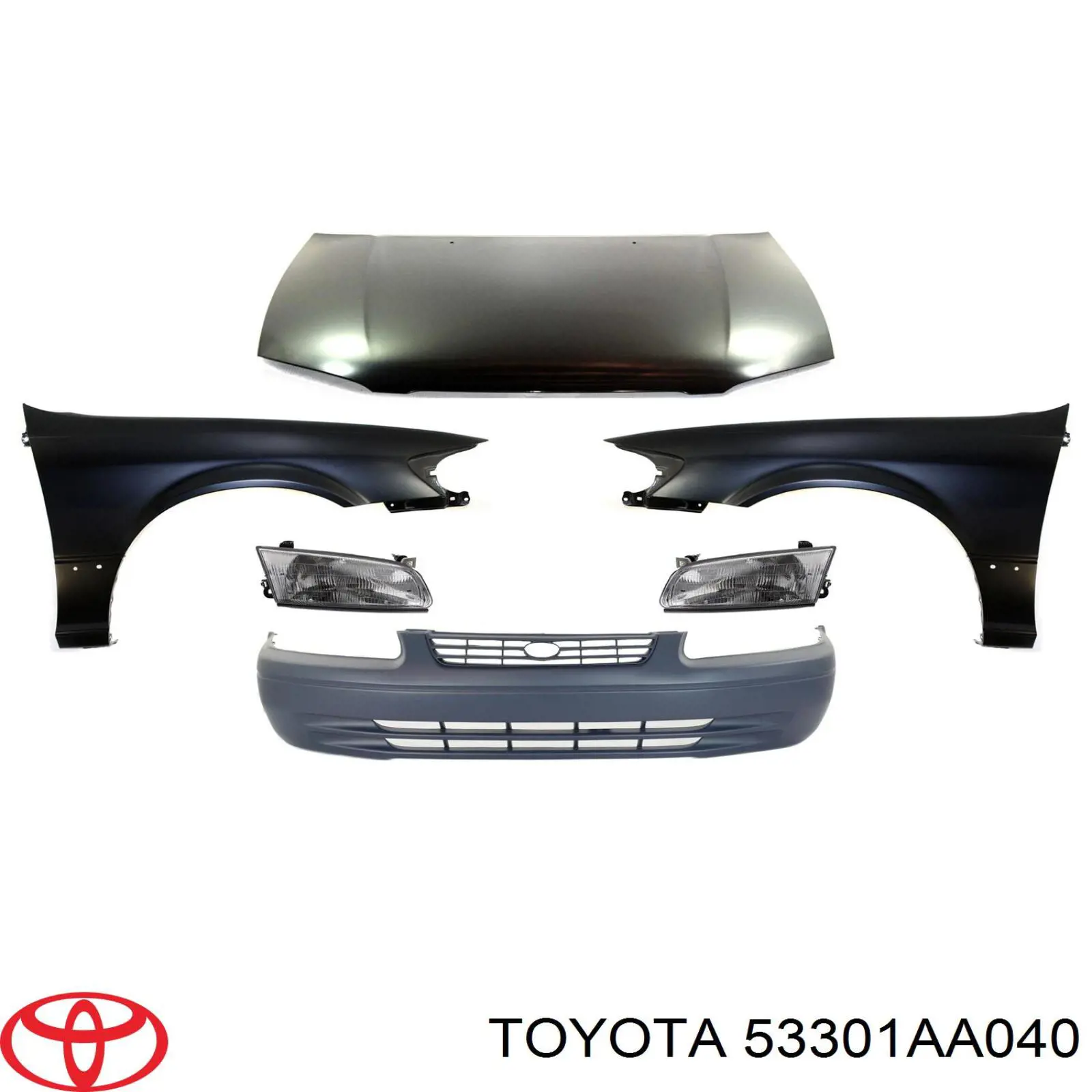 Maska silnika Toyota 53301AA040 cena, od 240,12 USD