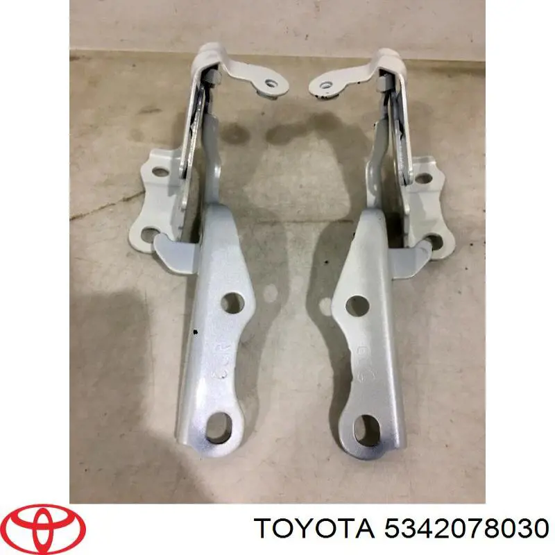 Zawias maski lewy Toyota 5342078030 cena, od 38,62 USD