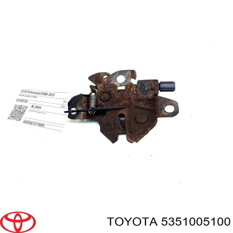Zamek maski Toyota 5351005101 cena, od 20,81 USD