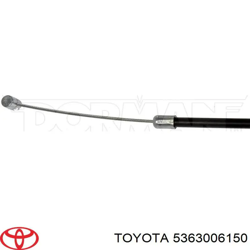 Linka otwierania maski Toyota 5363006150 cena, od 24,92 USD