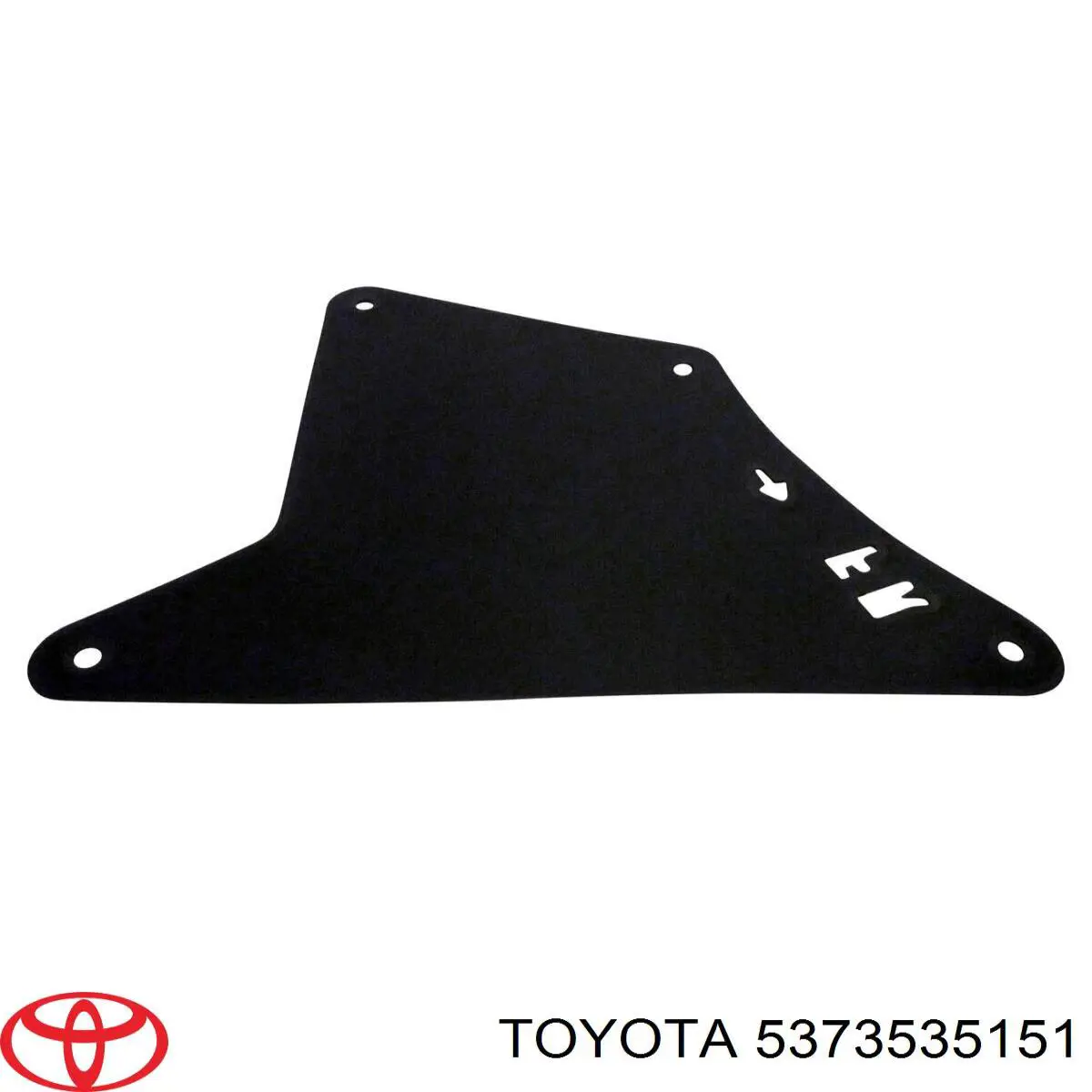 5373535151 Toyota Nadkole błotnika przedniego prawe