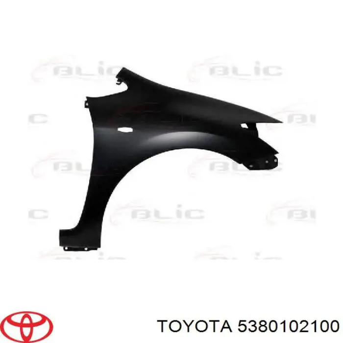 Błotnik przedni prawy Toyota 5380102100 cena, od 81,46 USD