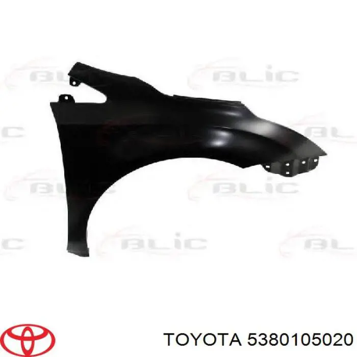 Do koszyka Błotnik przedni prawy Toyota Avensis III T27
