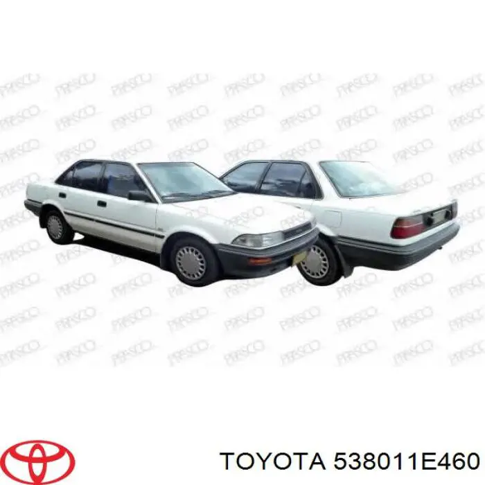 Błotnik przedni prawy Toyota 538011E460 cena, od 523,79 USD